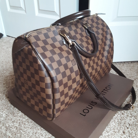 ❤TRADED❤ Louis Vuitton DE Speedy 35 - Picture 6 of 16